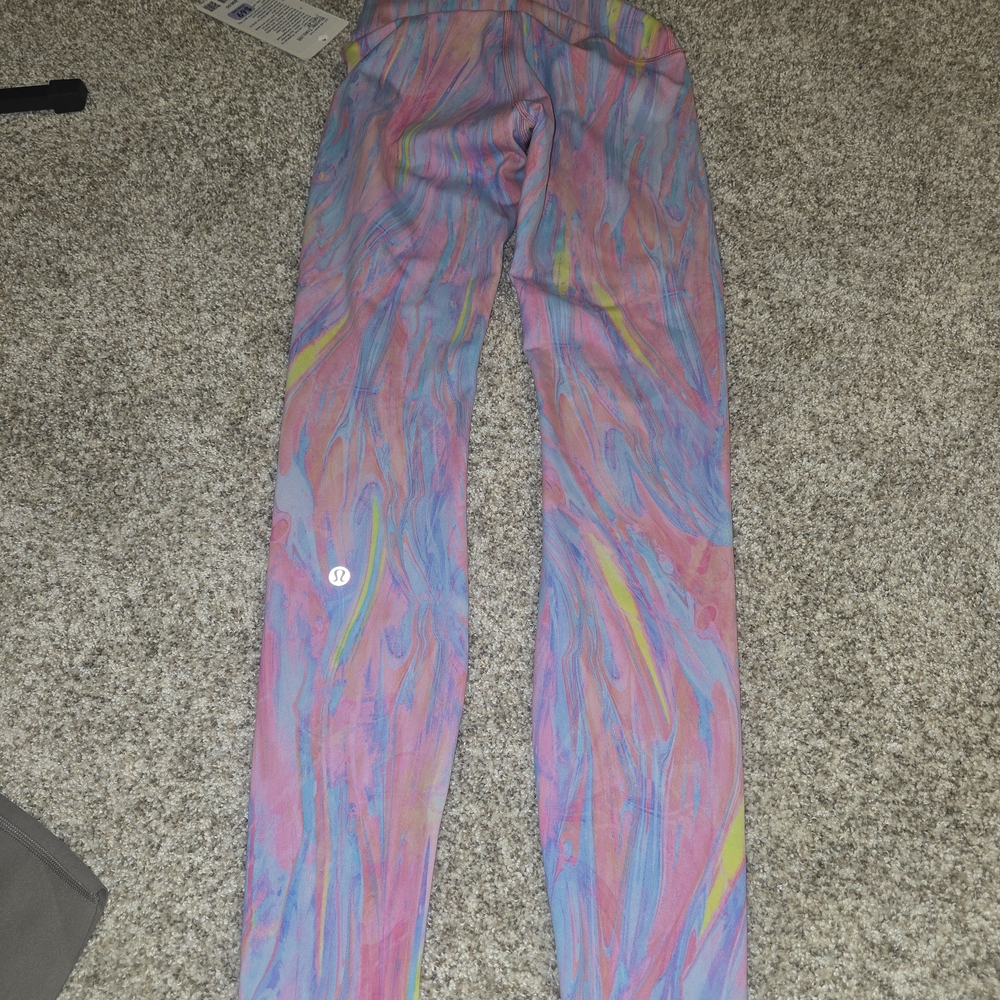 lululemon athletica Multicolor Swirl Leggings